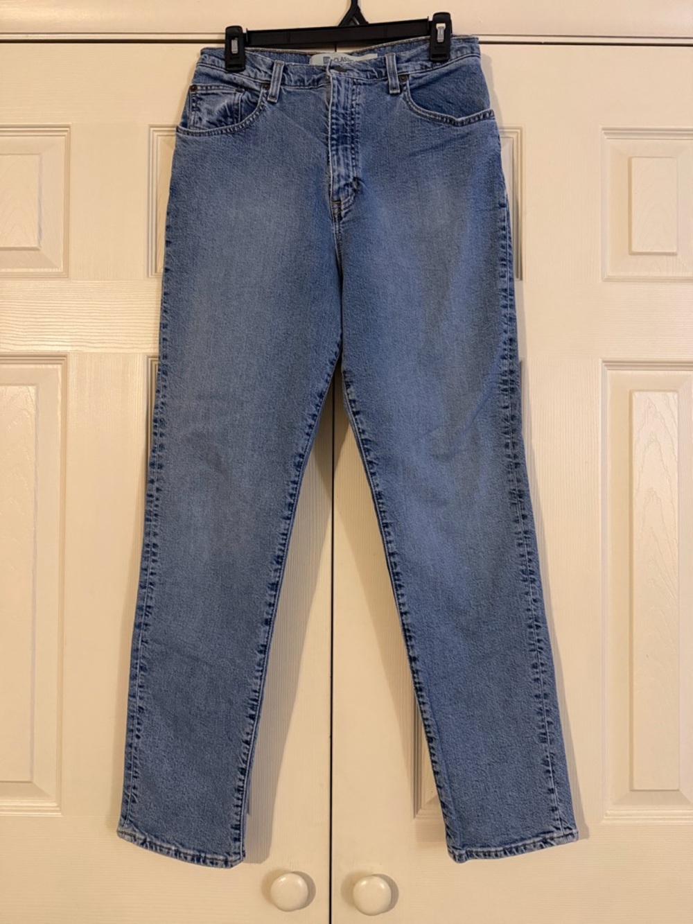 GAP Straight-Leg Mid-Blue Women's Jeans